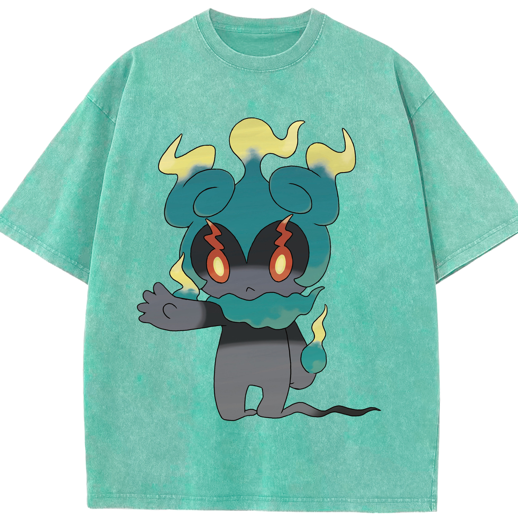 （画像用） ポケットモンスター Pokémon 綿100% ヴィンテージ風 半袖Tシャツ（フロントプリント）